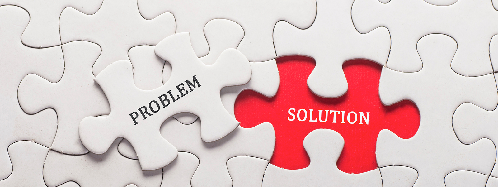 Problem solution puzzle piece