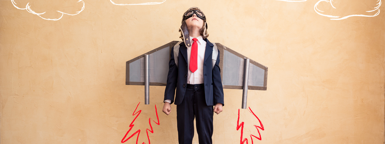 A child crafts a method to rocket to the stars