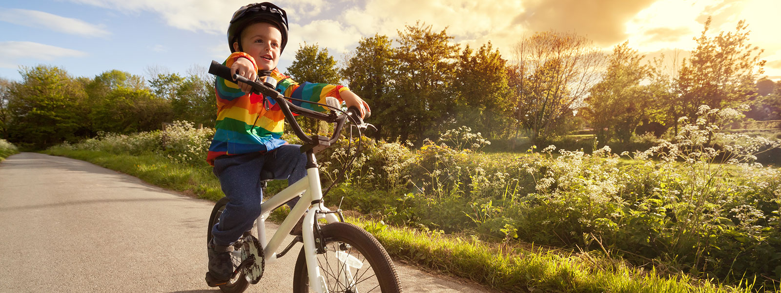 Learning to ride a bike